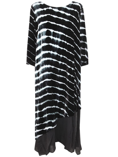Shop Bianco Levrin Elisa New Long Dress In Black
