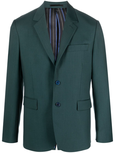 Shop Paul Smith Mens Two Buttons Jacket In Green
