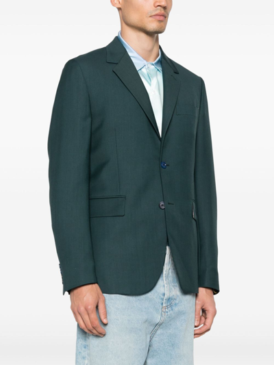 Shop Paul Smith Mens Two Buttons Jacket In Green