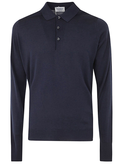 Shop John Smedley Cotswold Long Sleeves Shirt In Blue