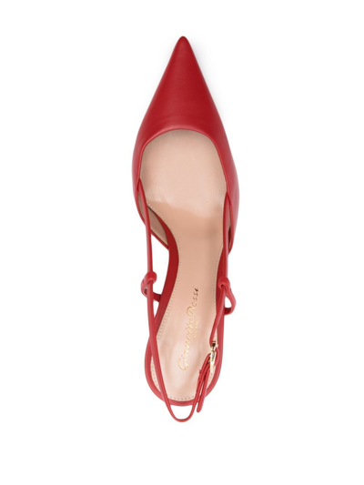 Shop Gianvito Rossi Ascent Calf Shoes In Red