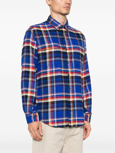 Shop Polo Ralph Lauren Ranch Long Sleeve Sport Shirt In Multicolour