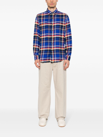 Shop Polo Ralph Lauren Ranch Long Sleeve Sport Shirt In Multicolour