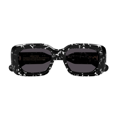 Shop Chloé Eyewear Rectangular Frame Sunglasses In Multi