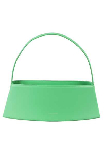 Shop Low Classic New Curve Shoulder Bag In Green