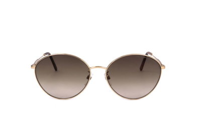 Shop Marc Jacobs Eyewear Round Frame Sunglasses In Multi