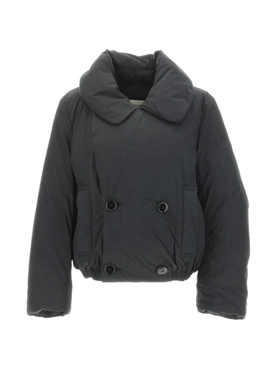 Shop Lemaire Jackets In Jet Black