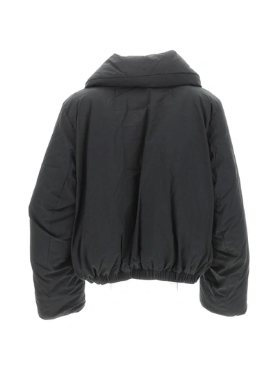 Shop Lemaire Jackets In Jet Black