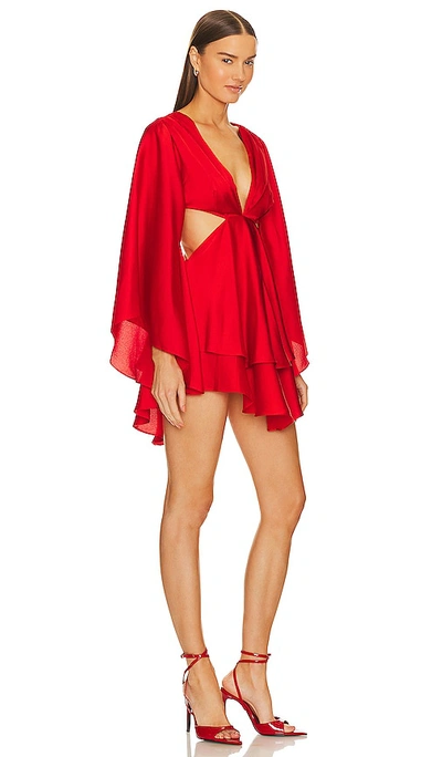 Shop Michael Costello X Revolve Allete Dress In Red
