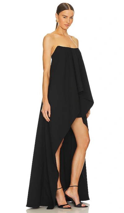 Shop Nbd Devina High Low Gown In Black