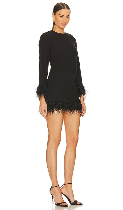 Shop Likely Long Sleeve Marullo Dress In Black