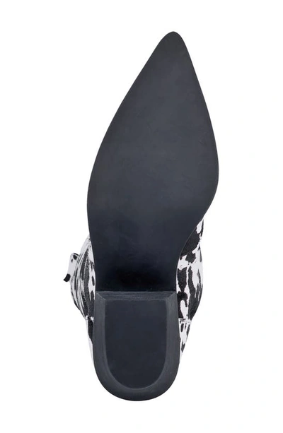 Shop Dingo Live A Little Genuine Calf Hair Western Boot In Black Leather/ Calf Hair