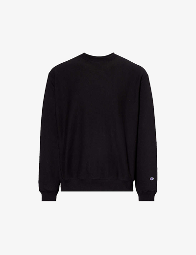 Shop Champion Men's Nbk Brand-appliqué Regular-fit Cotton-blend Sweatshirt