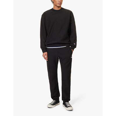 Shop Champion Men's Nbk Brand-appliqué Regular-fit Cotton-blend Sweatshirt