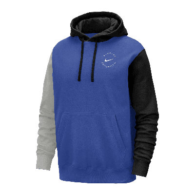 Shop Nike Hampton Club Fleece  Men's College Hoodie In Blue
