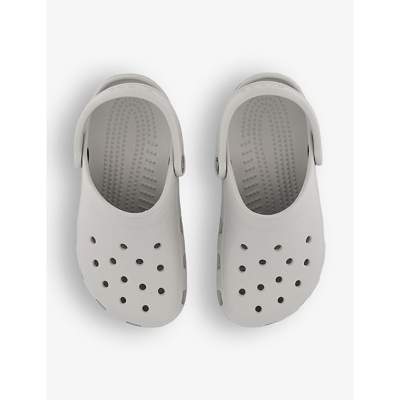 Crocs Womens  Classic Brand-embossed Rubber Clogs In Atmosphere