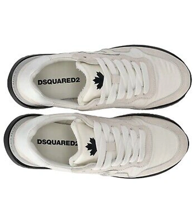 Pre-owned Dsquared2 Running D2 Weisser Sneaker Damen