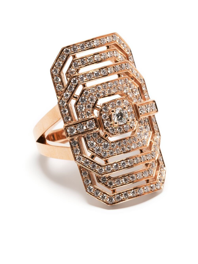 Shop Statement Paris 18k Rose Gold My Way Diamond Ring