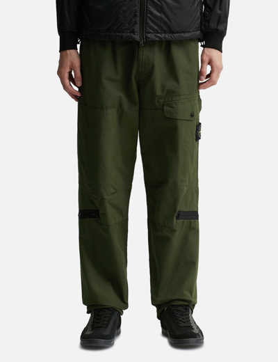Shop Stone Island Ripstop Cargo Pants In Green