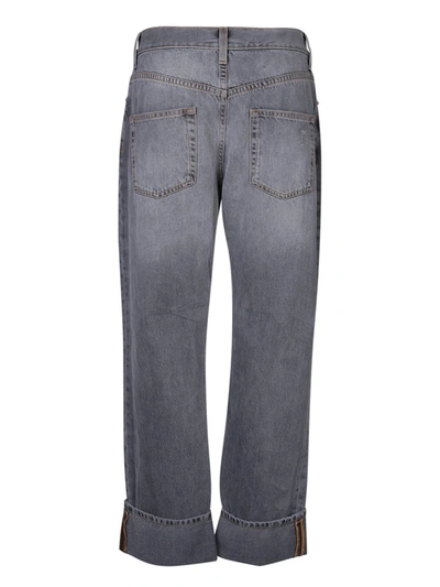Shop Gucci Jeans In Grey