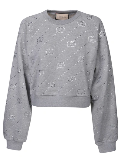 Shop Gucci Knitwear In Grey