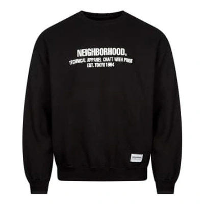 Shop Neighborhood Sweatshirt In Black