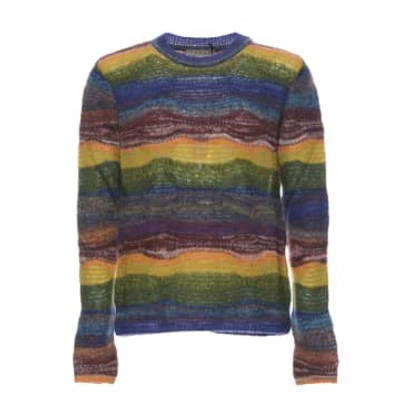 Shop Paura Sweater For Men Carli Crewneck Multicolor