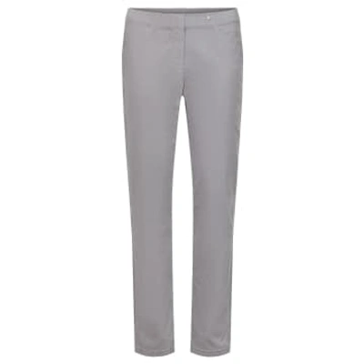 Shop Robell Bella Trousers In Velvet Grey