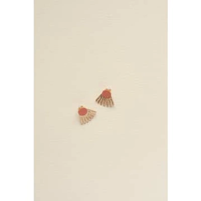 Shop The Sticky Sis Club Sunbeams French Pink Earrings