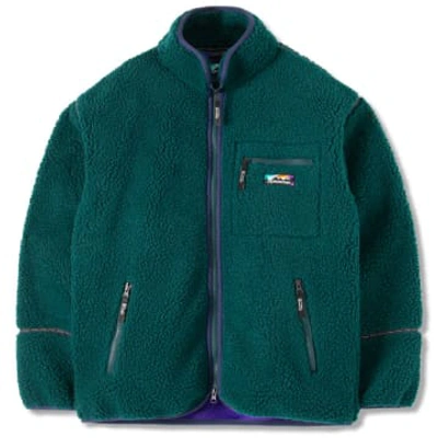 Shop Manastash Mt. Gorilla Fleece Jacket In Green