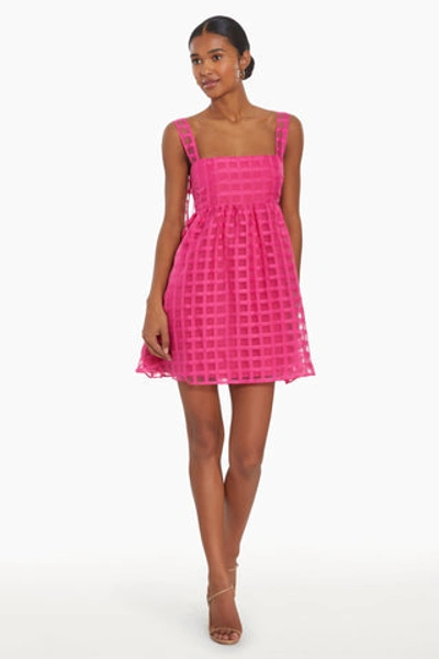Shop Amanda Uprichard Russo Dress In Hot Pink