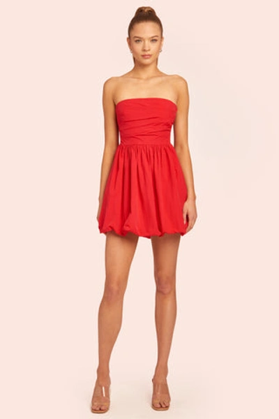 Shop Amanda Uprichard Oscar Dress In Lipstick