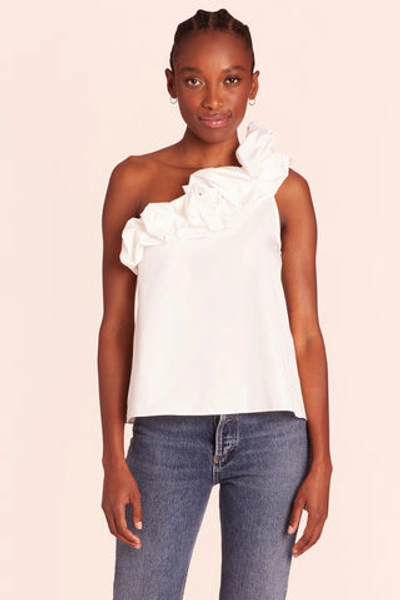 Shop Amanda Uprichard Hermosa Top In White