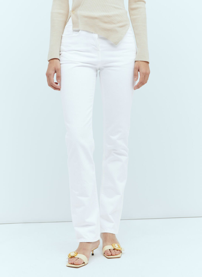 Shop Jacquemus Le De Nimes Linon Jeans In White