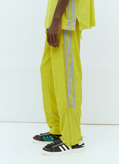 Shop Adidas X Song For The Mute Side Zip Track Pants In Green
