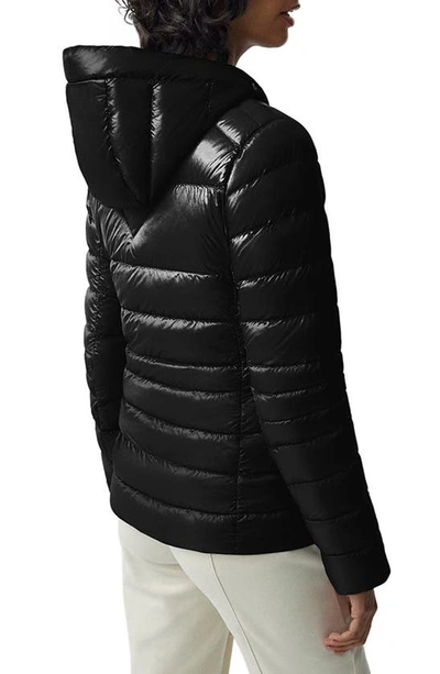 Shop Canada Goose Cypress Packable Hooded 750-fill-power Down Puffer Jacket In Black - Noir