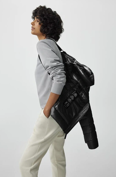 Canada Goose Cypress Packable Hooded Puffer Jacket In Black - Noir