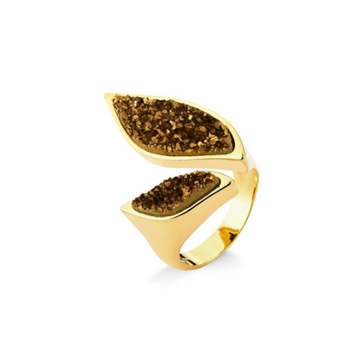 Shop M. Dolores Folha Ring In Gold