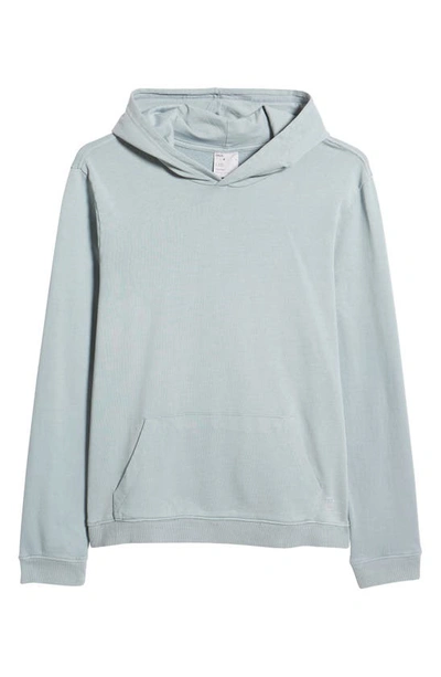 Shop Onia Garment Dye French Terry Hoodie In Hazy Cloud