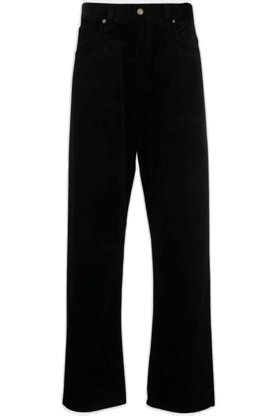 Shop Société Anonyme Baggys Corduroy Trousers In Black