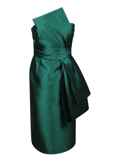 Shop Alberta Ferretti Dresses In Green