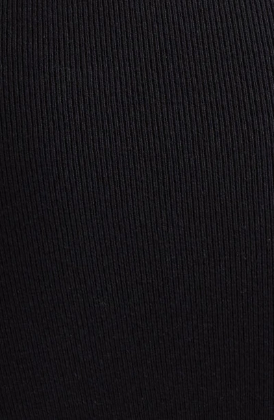 Shop Retroféte Bead Detail Halter Neck Cotton & Cashmere Minidress In Black