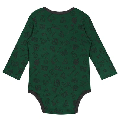 Shop Outerstuff Infant Green Minnesota Wild Dynamic Defender Long Sleeve Bodysuit