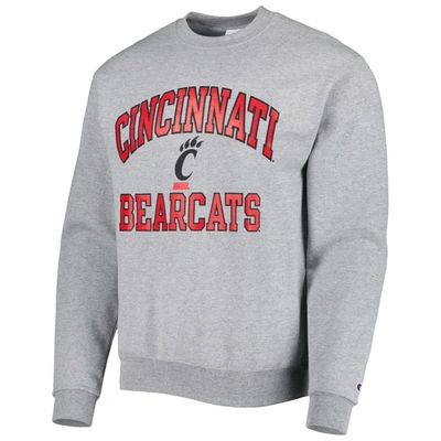 Shop Champion Heather Gray Cincinnati Bearcats High Motor Pullover Sweatshirt