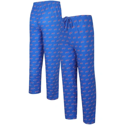 Shop Concepts Sport Royal Buffalo Bills Gauge Allover Print Knit Sleep Pants