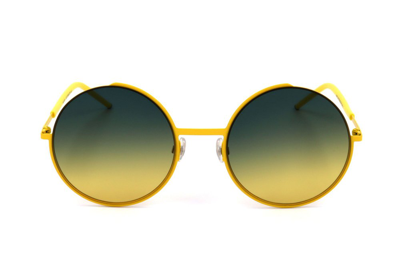 Shop Marc Jacobs Eyewear Round Frame Sunglasses In Multi