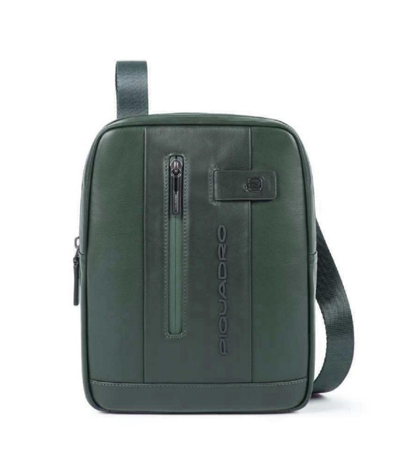Shop Piquadro Ipad Mini Bag In Green