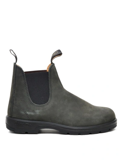 Shop Blundstone Beatles In Black Gray Leather
