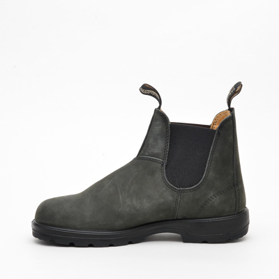 Shop Blundstone Beatles In Black Gray Leather