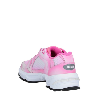 Shop Dior Pink Logo Sneakers